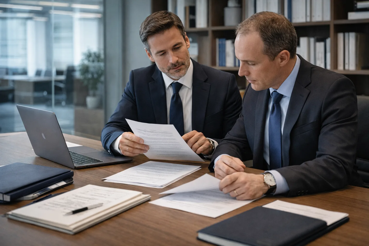 Revisión jurídica de contratos y documentación mercantil en despacho de abogados en Murcia